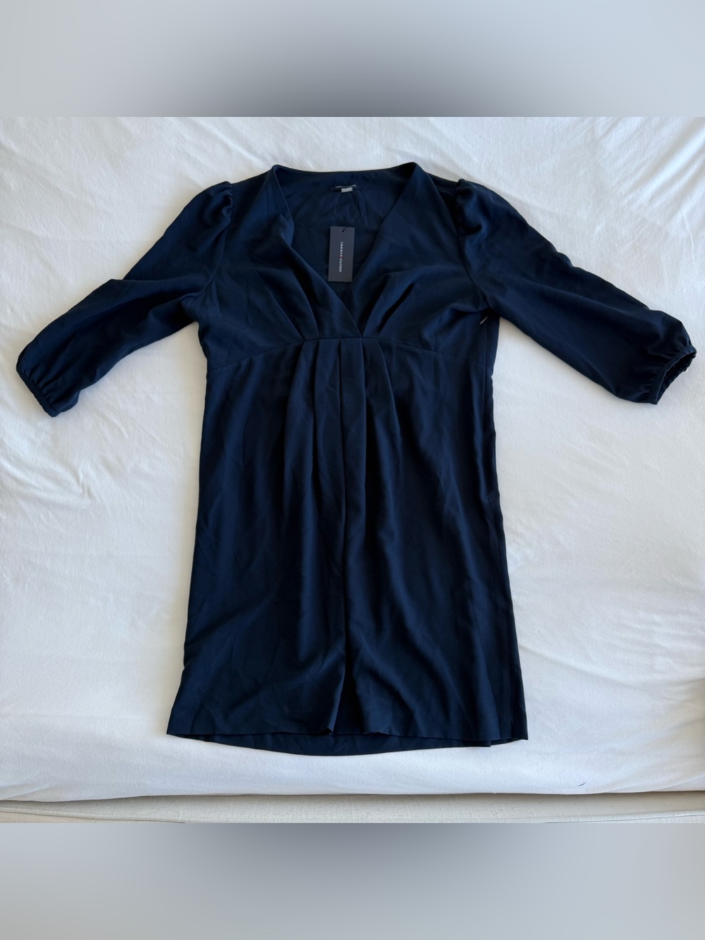 Tommy Hilfiger Navy V-Neck Empire Waist Tunic